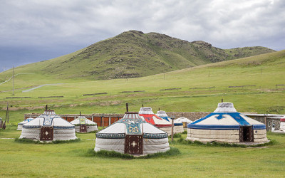 Mongolian yurts