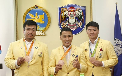 Mongolian olympians