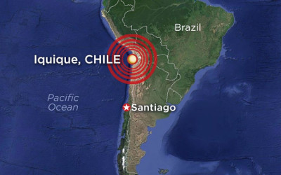  earthquake off Chile