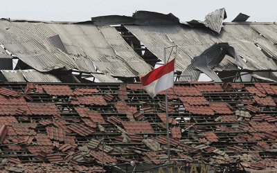 blast in Indonesia
