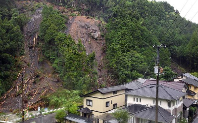 Japanese landslide