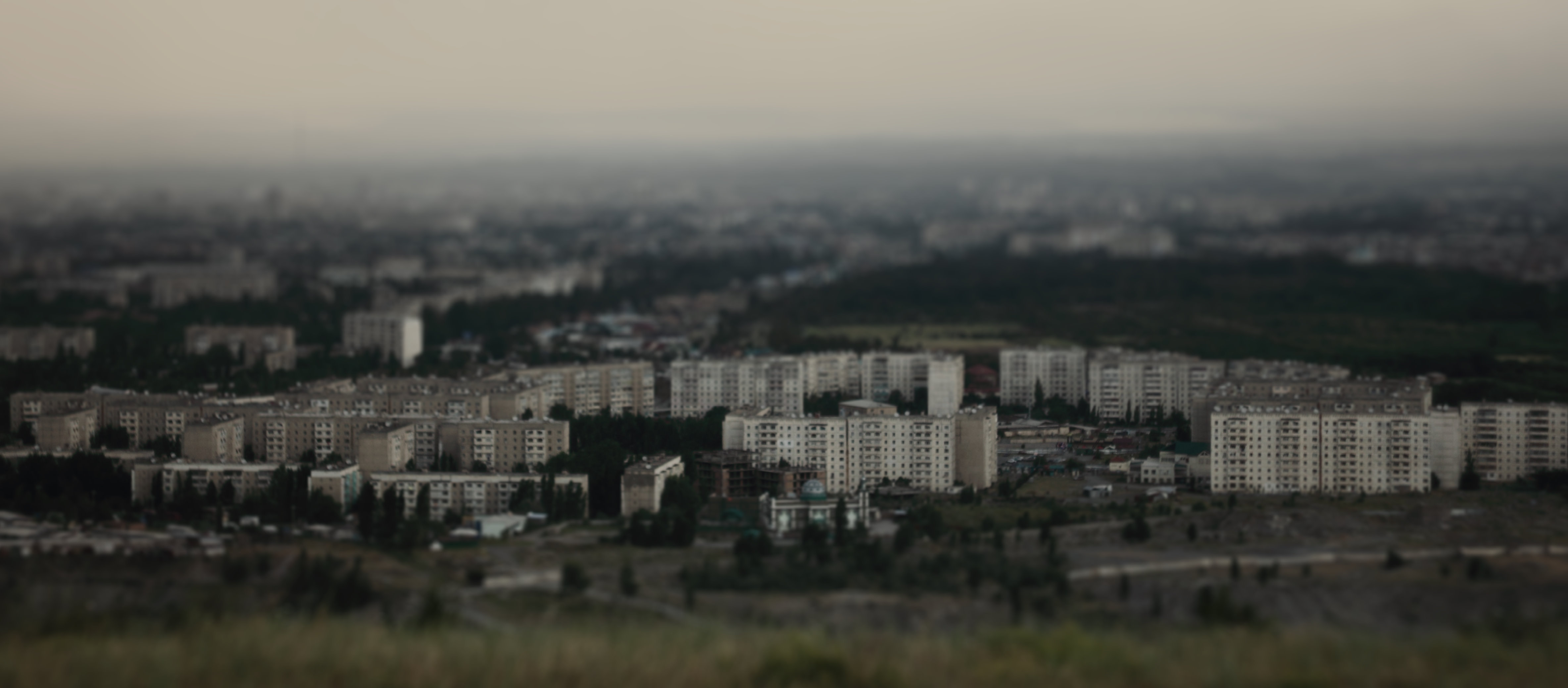 Вид с панорамы Бишкек