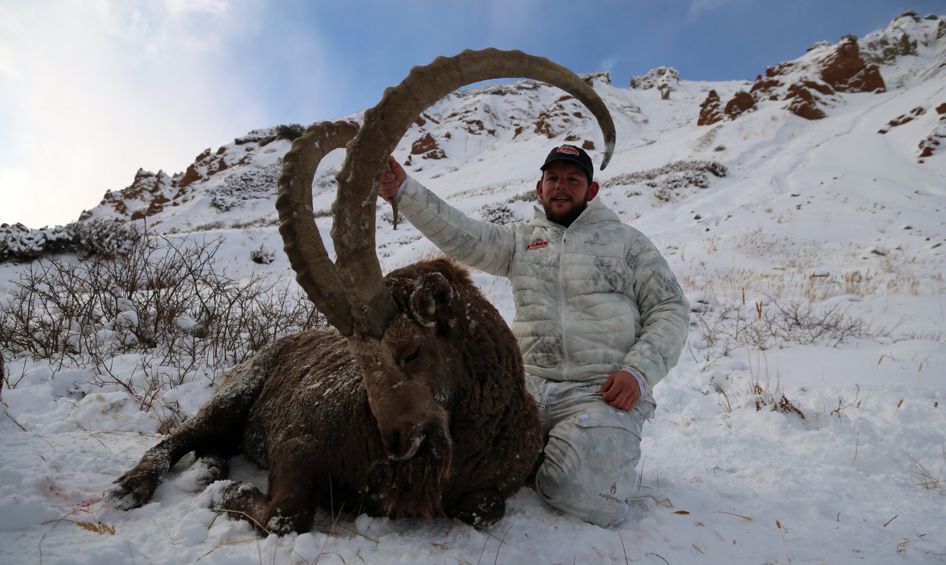 охота на дикого козла в киргизии