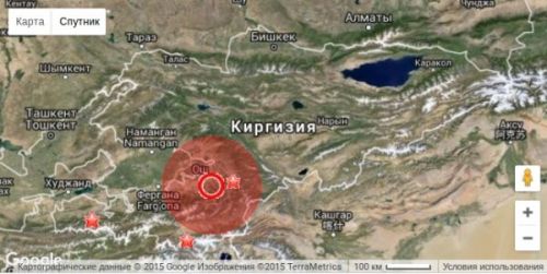 карта_землетрясение_кыргызстан