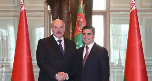 Президенты Туркменистана и Беларуси
