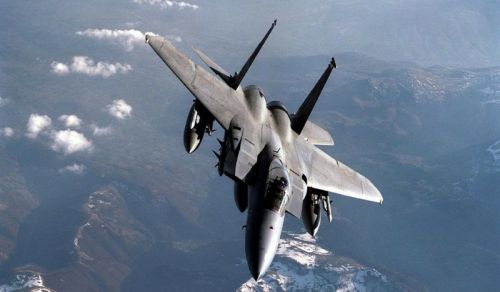 US F-15 fighter jets