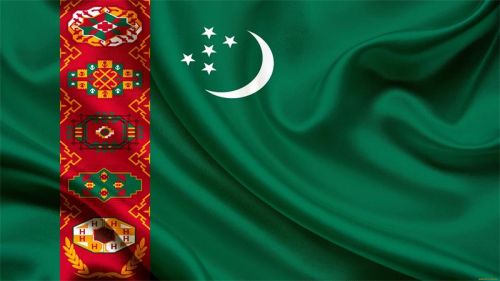 Flag-Turkmenii