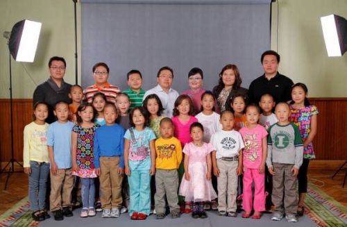 президент Монголии дети