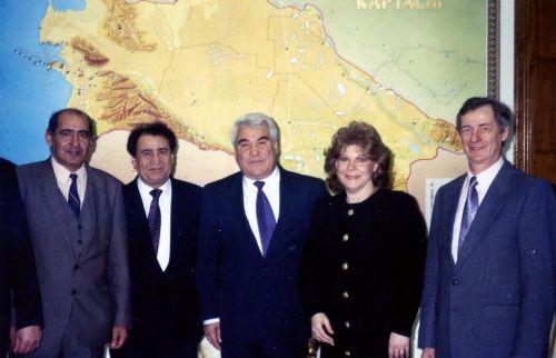 Встреча с делегацией штата Колорадо, США, 1992 год