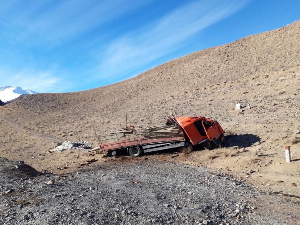 Грузовой автомобиль со скотом попал в ДТП в Нарыне