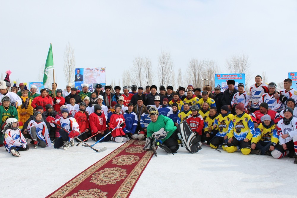Участники VII республиканского турнира по хоккею, Жумгальский район