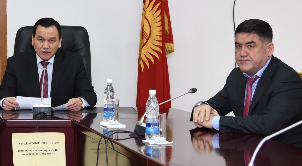 Министр Кашкар Жунушалиев, орун басары Курсан Асанов