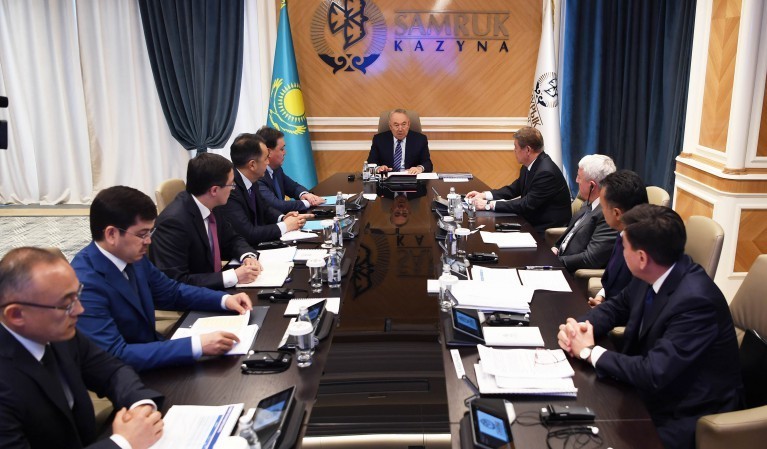 Заседание Совета по управлению Фондом национального благосостояния «Самрук-Казына»