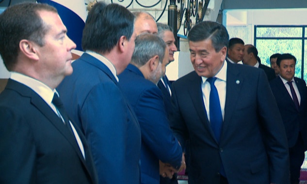 Президент Сооронбай Жээнбеков встретился с главами делегаций Евразийского межправительственного совета ЕАЭС