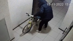 Момент кражи велосипеда в 7 мкр попал на видео