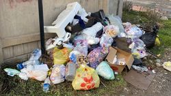 В Кок-Жаре больше недели не убирают мусор. Фото жителя
