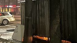 На Токтогула подожгли мусорные баки. Фото