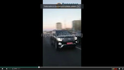 «Крузак» с дипномерами не уступил дорогу пешеходу на «зебре». Видео