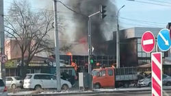 Видео пожара на улице Гагарина