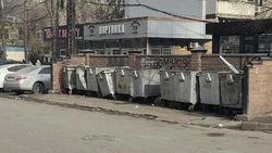 «Тазалык» убрал мусор на Киевской. Фото мэрии