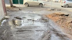 Тротуар на Горького в ужасном состоянии. Видео горожанина