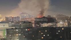 В Бишкеке произошел пожар