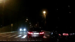 BMW M5 стукнул другое авто и скрылся с места ДТП. Видео