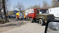 «Нельзя ли делать дорожные работы не в дневное время?» Бишкекчанин жалуется на пробку на Л.Толстого—К.Акиева