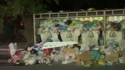 Гора мусора на старой дороге в Асанбае. Видео