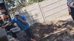 Житель Первомайского района жалуется на качество прокладки канализационных труб. Видео