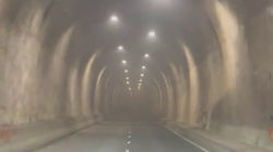 В тоннеле на перевале Төө-Ашуу не работает вентиляция? Водитель жалуется на дым
