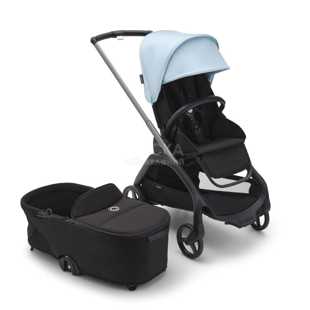 Bugaboo Dragonfly City Stroller with Full-Size Baby Bassinet and Toddler Seat