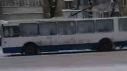 На Молодой Гвардии и Московской стоят троллейбусы, - горожанин