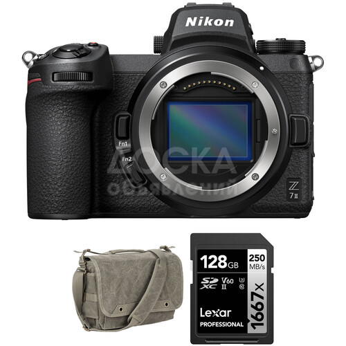 Nikon Z7 II Mirrorless Camera, Shoulder Bag & Memory Card Kit