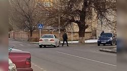 Горожанин просит установить светофор на пересечении улиц Джаманбаева—Шота Руставели