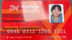 Бишкекчанин нашел пенсионную карточку «Тулпар»