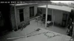 Вспышка от взрыва на ТЭЦ попала на камеру. Видео