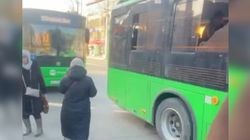 На Советской произошло ДТП с участием двух автобусов