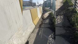 Тротуар на Жибек Жолу-Фучика отремонтируют весной, - «Бишкекасфальтсервис»