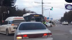 Водитель автобуса №49 рассказал подробности ДТП с легковушкой на Южной магистрали