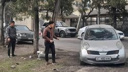 Сегодня в зеленой зоне на ул.Тыныстанова припарковался не Hyundai, а Nissan, - мэрия