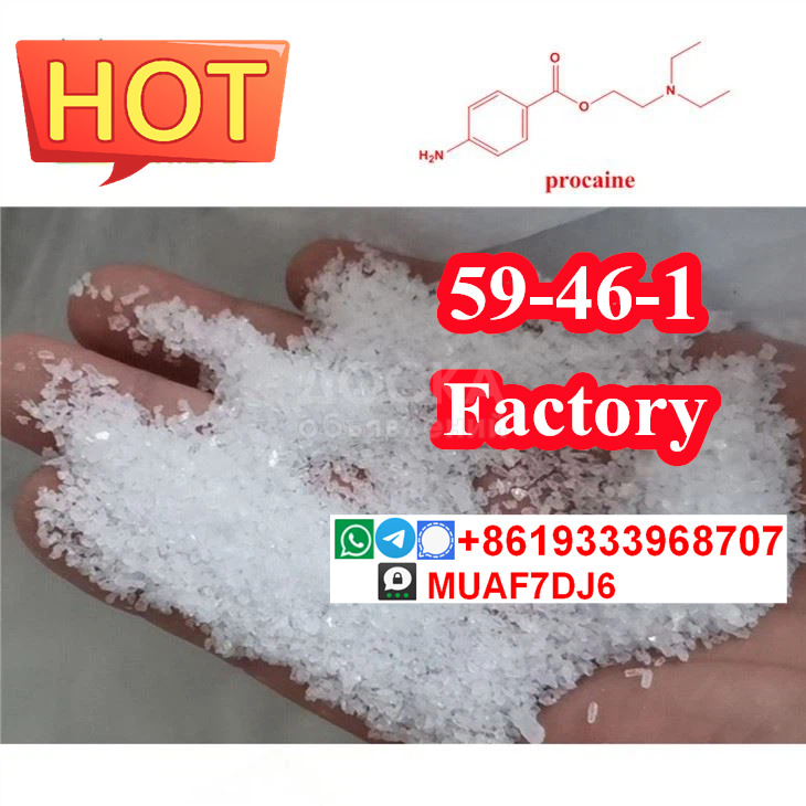 Прокаиновый порошок, cas59–46–1, основа прокаина, гидрохлорид прокаина, 51-05-8, фабрика прокаина