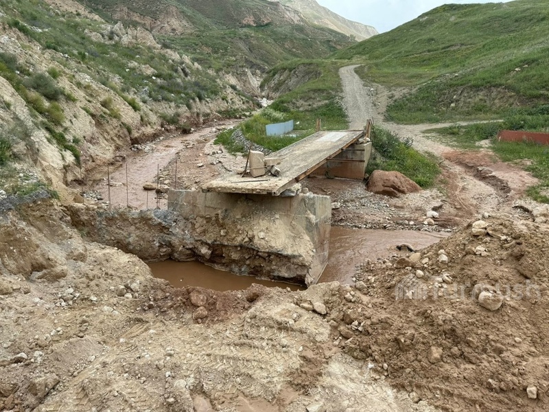 Bridges And Roads Damaged By Floods In Alai Being Restored AKIpress