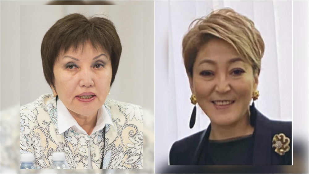 слева направо: Роза Акназарова, Салтанат Омурова