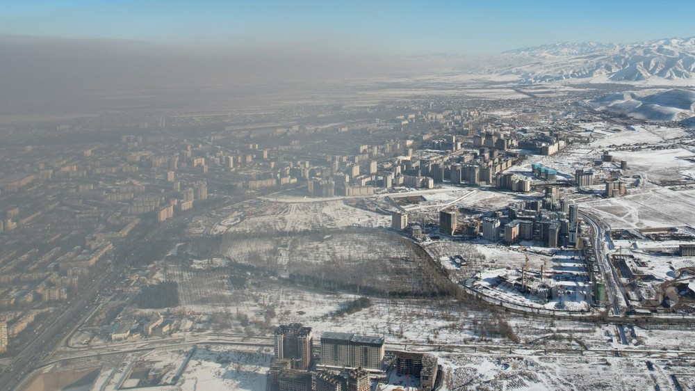 Южная часть Бишкека, 14 января 2025 года