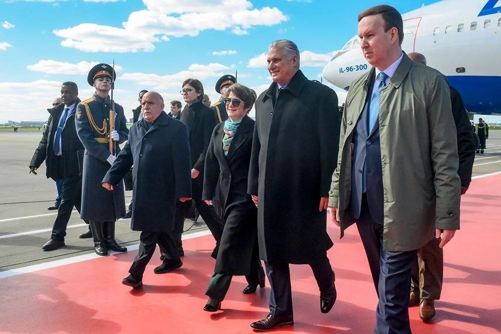 Президент Кубы Мигель Диас Канель Бермудес прибыл в Москву