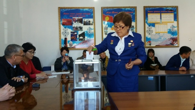 Выборы главы  Ак-Башатского айыл окмоту Жайылского района