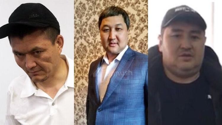 Слева направо: Мурсалым Умырзаков («Карышкыр»), Кадыр Досонов («Дженго») и Алтынбек Ибраимов («Алтуха»)