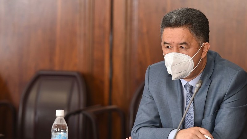 Первый вице-премьер-министр Алмазбек Баатырбеков
