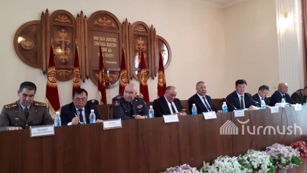 Коллегия полномочного представительства правительства в Жалал-Абадской области. 29 января 2019 год